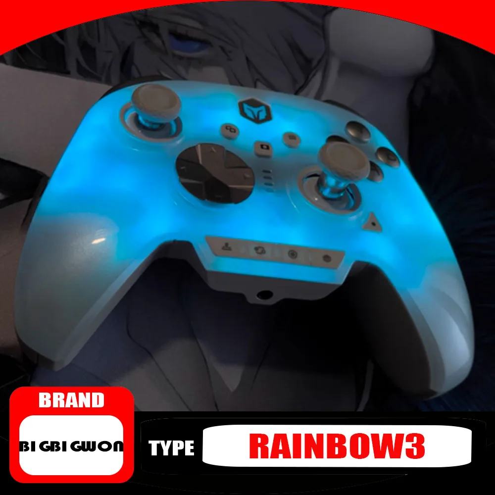 BIGBIGWON Rainbow3 Game Controllers Wireless Bluetooth Gamepads 1000HZ Three-mode 3.5mm Audio Interface for PC Switch Gifts
BIGBIGWON Rainbow3 Game Controllers Wireless Bluetooth Gamepads 1000HZ Three-mode 3.5mm Audio Interface for PC Switch Gifts
