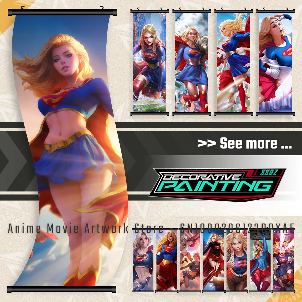 Superhero Supergirl Figures Canvas Wall Art Prints Hanging Painting Kawaii Posters Home Decor For Living Room Scrolls Pictures
Superhero Supergirl Figures Canvas Wall Art Prints Hanging Painting Kawaii Posters Home Decor For Living Room Scrolls Pictures