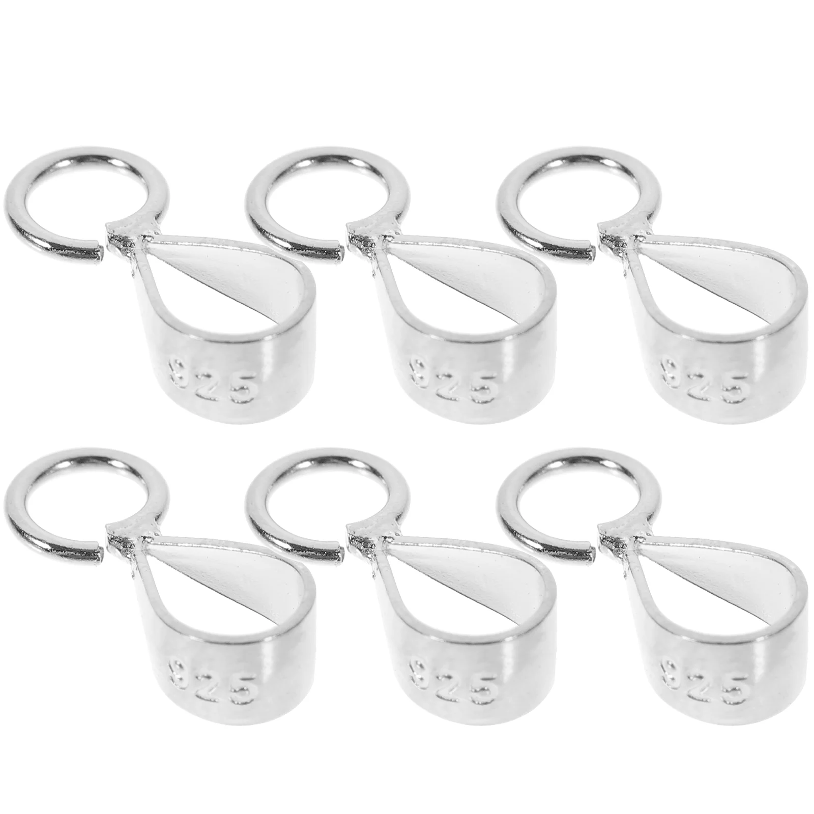 6 Pcs 925 Silver Adjustable Opening Pendant Buckle ( Plated) 6pcs Clasp Hanger Hangers Necklaces Metal
6 Pcs 925 Silver Adjustable Opening Pendant Buckle ( Plated) 6pcs Clasp Hanger Hangers Necklaces Metal