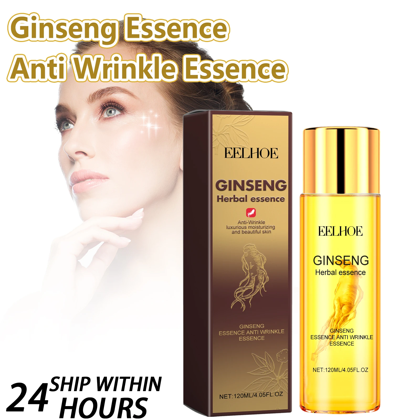 EELHOE Ginseng Anti Aging Serum 30 мл Уменьшение морщин Лечение Коллаген Укрепляющая сыворотка для лица Укрепляющая эластичная эссенция
EELHOE Ginseng Anti Aging Serum 30 мл Уменьшение морщин Лечение Коллаген Укрепляющая сыворотка для лица Укрепляющая эластичная эссенция