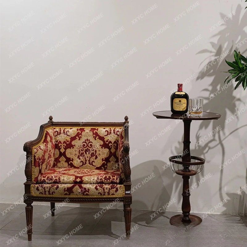 ML classical solid wood single sofa chair vintage carved casual armrest single chair
ML classical solid wood single sofa chair vintage carved casual armrest single chair