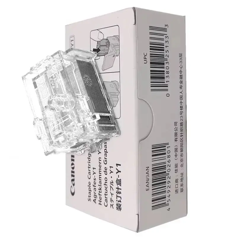 0148C001 Original New STAPLE-Y1 for Canon iR ADV C5535 C5540 C5550 C5560 C7565 C7570 C7580 6055 6065 Staple Cartridge 1 Box of 2
0148C001 Original New STAPLE-Y1 for Canon iR ADV C5535 C5540 C5550 C5560 C7565 C7570 C7580 6055 6065 Staple Cartridge 1 Box of 2