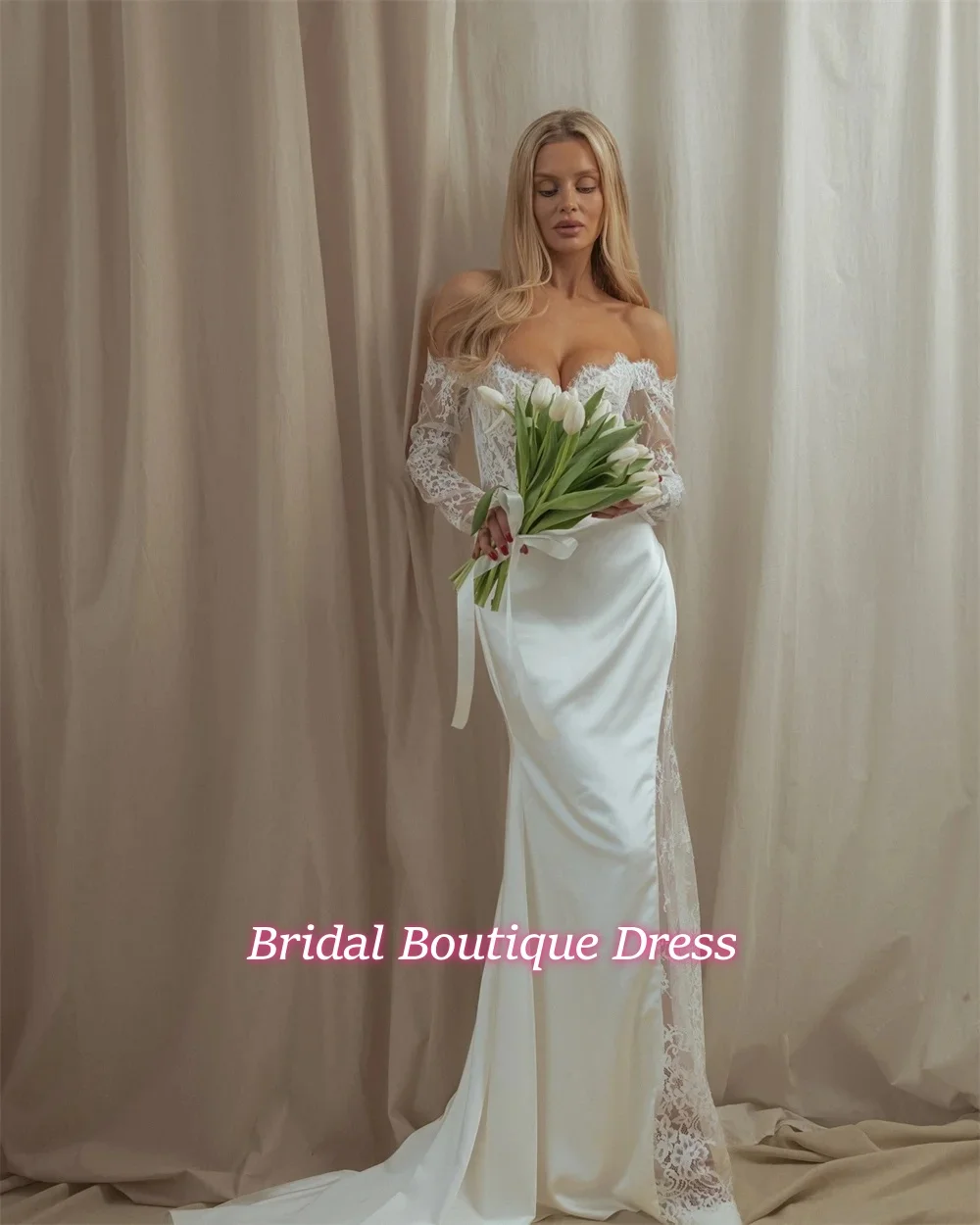Customized White Side High Split Wedding Dresses Off the Shoulder Sleeveless Bridal Gowns Elegant Mermaid Wedding Gowns
Customized White Side High Split Wedding Dresses Off the Shoulder Sleeveless Bridal Gowns Elegant Mermaid Wedding Gowns