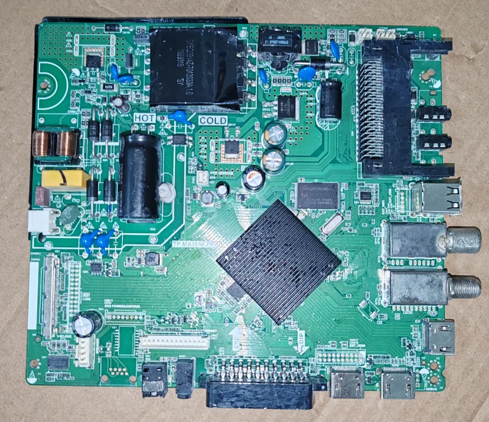 TP.MS3686.PB802 4K three in one TV motherboard, physical photo, tested well, for 75w 600ma
TP.MS3686.PB802 4K three in one TV motherboard, physical photo, tested well, for 75w 600ma