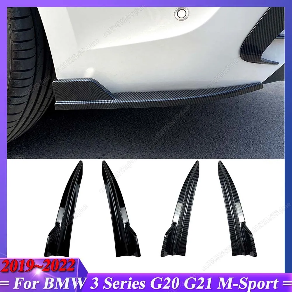 For BMW 3 Series G20 G21 320i 325i 330i M-Sport 2019-2022 ABS Car Rear Bumper Lip Side Diffuser Body Kit Spoiler Splitter Tuning
For BMW 3 Series G20 G21 320i 325i 330i M-Sport 2019-2022 ABS Car Rear Bumper Lip Side Diffuser Body Kit Spoiler Splitter Tuning