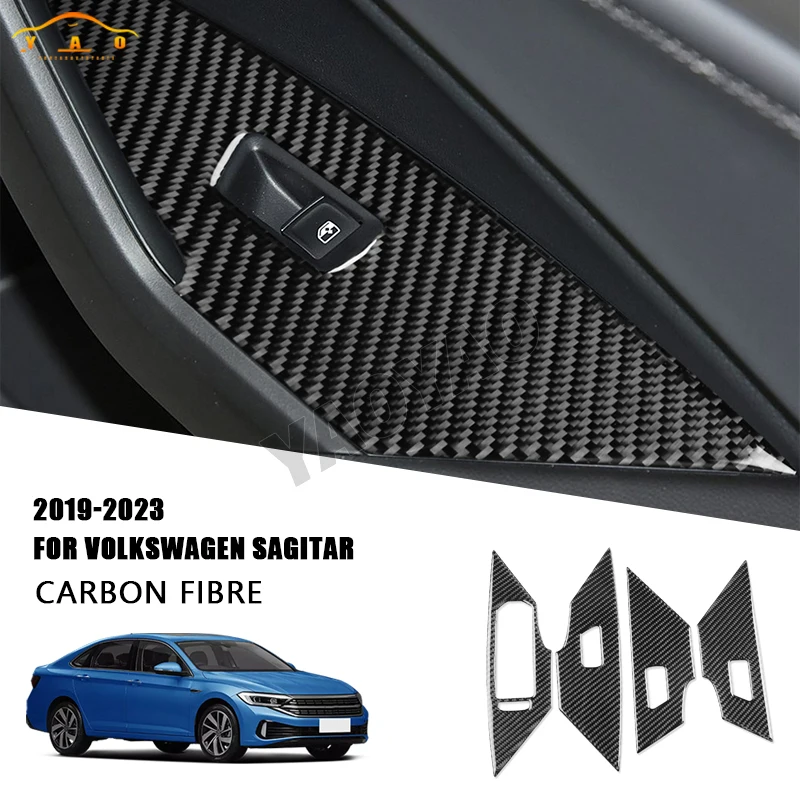 Carbon Fiber For Volkswagen VW Sagitar 2019-2023 Car Windows Lifting Button Control Panel Trim Cover Sticker
Carbon Fiber For Volkswagen VW Sagitar 2019-2023 Car Windows Lifting Button Control Panel Trim Cover Sticker