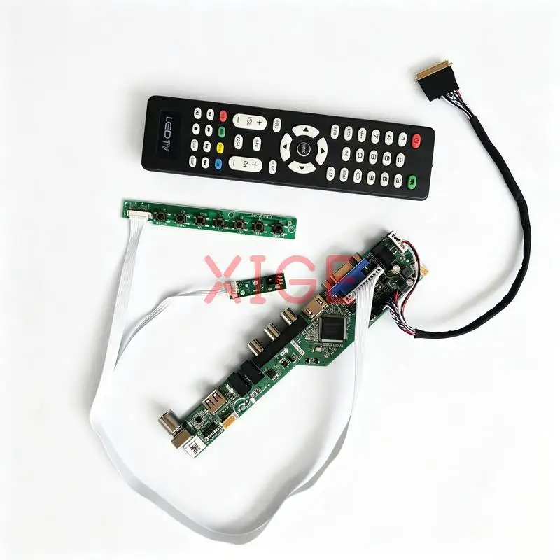 Controller Board Fit LP173WF1 N173HGE B173HW01 HSD173PUW1 USB+AV+VGA+HDMI 1920x1080 Laptop Display 1920*1080 LVDS-40 Pin Kit DIY
Controller Board Fit LP173WF1 N173HGE B173HW01 HSD173PUW1 USB+AV+VGA+HDMI 1920x1080 Laptop Display 1920*1080 LVDS-40 Pin Kit DIY