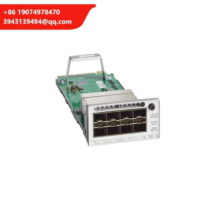 Модуль сети C9300-NM-8X 9300 8 X 10GE для связи и сетевых решений
Модуль сети C9300-NM-8X 9300 8 X 10GE для связи и сетевых решений