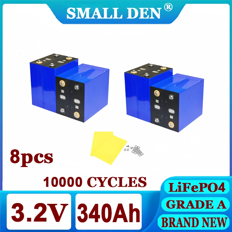 8 шт. аккумулятор lifepo4 340ah 3,2 В 10000 циклов 3C высокой мощности DIY 12 В 24 В 48 В A-класс RV тележка для гольфа солнечная аккумуляторная батарея без налога
8 шт. аккумулятор lifepo4 340ah 3,2 В 10000 циклов 3C высокой мощности DIY 12 В 24 В 48 В A-класс RV тележка для гольфа солнечная аккумуляторная батарея без налога