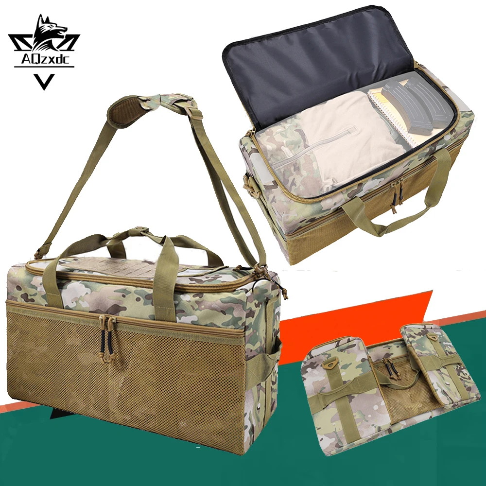 Tactical Portable Duffle Bag Weekender Travel Luggage Foldable Cargo Heavy Duty Storage Packet for Camping Gym Sports Training
Tactical Portable Duffle Bag Weekender Travel Luggage Foldable Cargo Heavy Duty Storage Packet for Camping Gym Sports Training
