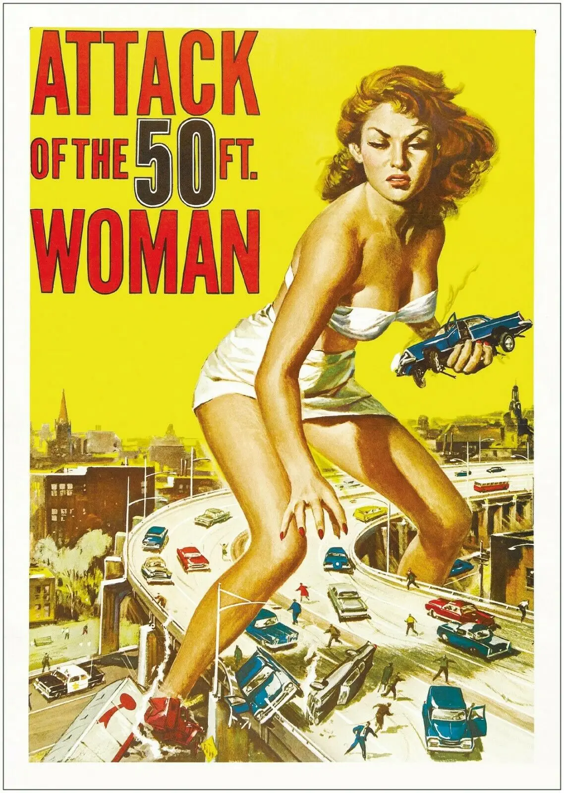 Attack of the 50ft Woman Classic Movie Art Picture Print Silk Poster Home Wall Decor
Attack of the 50ft Woman Classic Movie Art Picture Print Silk Poster Home Wall Decor