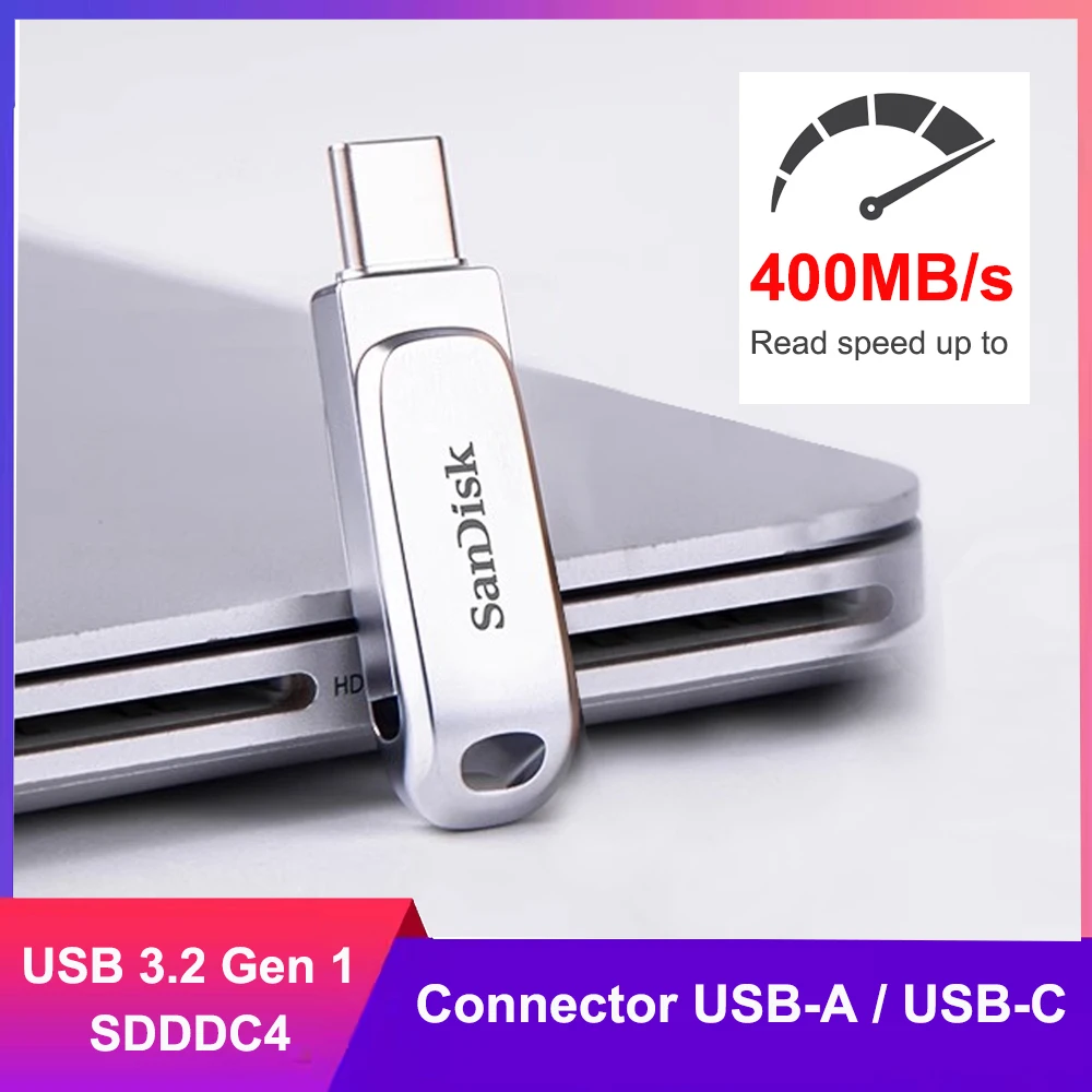 SanDisk Ultra Dual Drive Luxe USB Type C Флэш-накопитель 512 ГБ 256 ГБ 128 ГБ 64 ГБ Металлический USB 3.2 Gen 1 USB Type A OTG Флэш-накопитель 
SanDisk Ultra Dual Drive Luxe USB Type C Флэш-накопитель 512 ГБ 256 ГБ 128 ГБ 64 ГБ Металлический USB 3.2 Gen 1 USB Type A OTG Флэш-накопитель