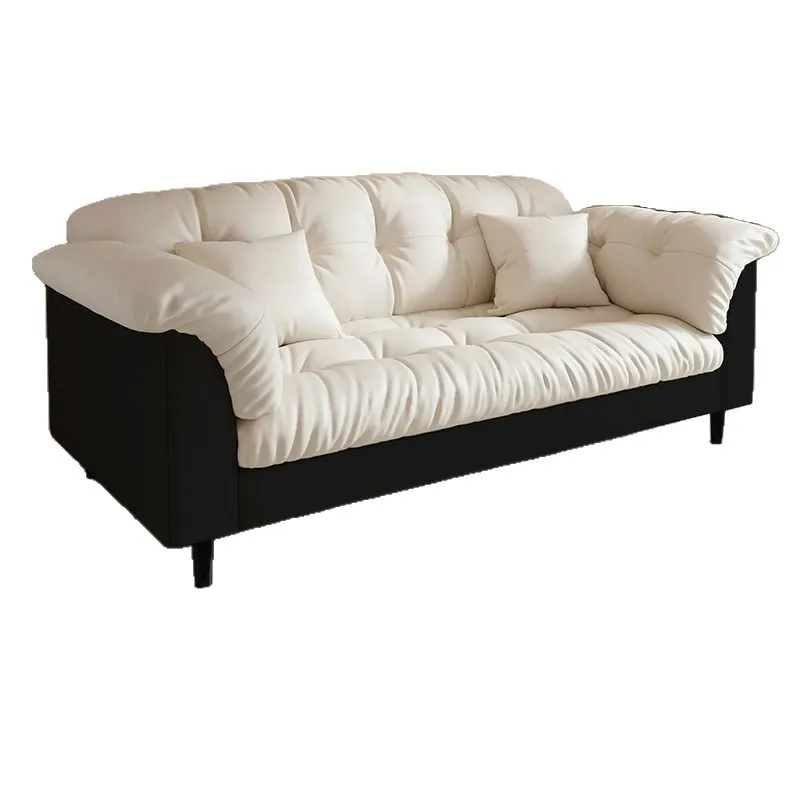 Italian minimalist fabric living room Small apartment rental room Large triple sofa
Italian minimalist fabric living room Small apartment rental room Large triple sofa