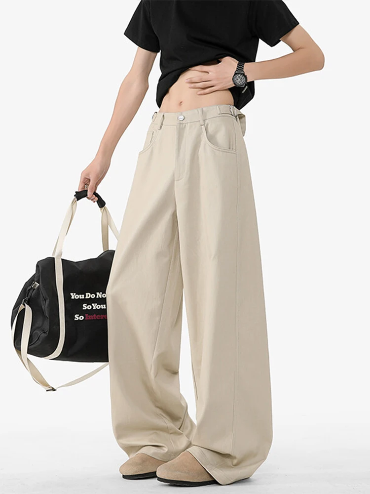 Мужские повседневные брюки в американском ретро-стиле, весна-лето, Cleanfit, свободные широкие брюки в уличном стиле, комфортные прямые джинсы с эффектом драпировки
Мужские повседневные брюки в американском ретро-стиле, весна-лето, Cleanfit, свободные широкие брюки в уличном стиле, комфортные прямые джинсы с эффектом драпировки