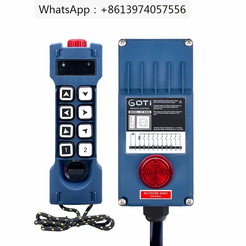 Wireless Industrial Remote Control Crane Electric Hoist Crane Remote Control Miyata Wireless Switch GT-RS08
Wireless Industrial Remote Control Crane Electric Hoist Crane Remote Control Miyata Wireless Switch GT-RS08