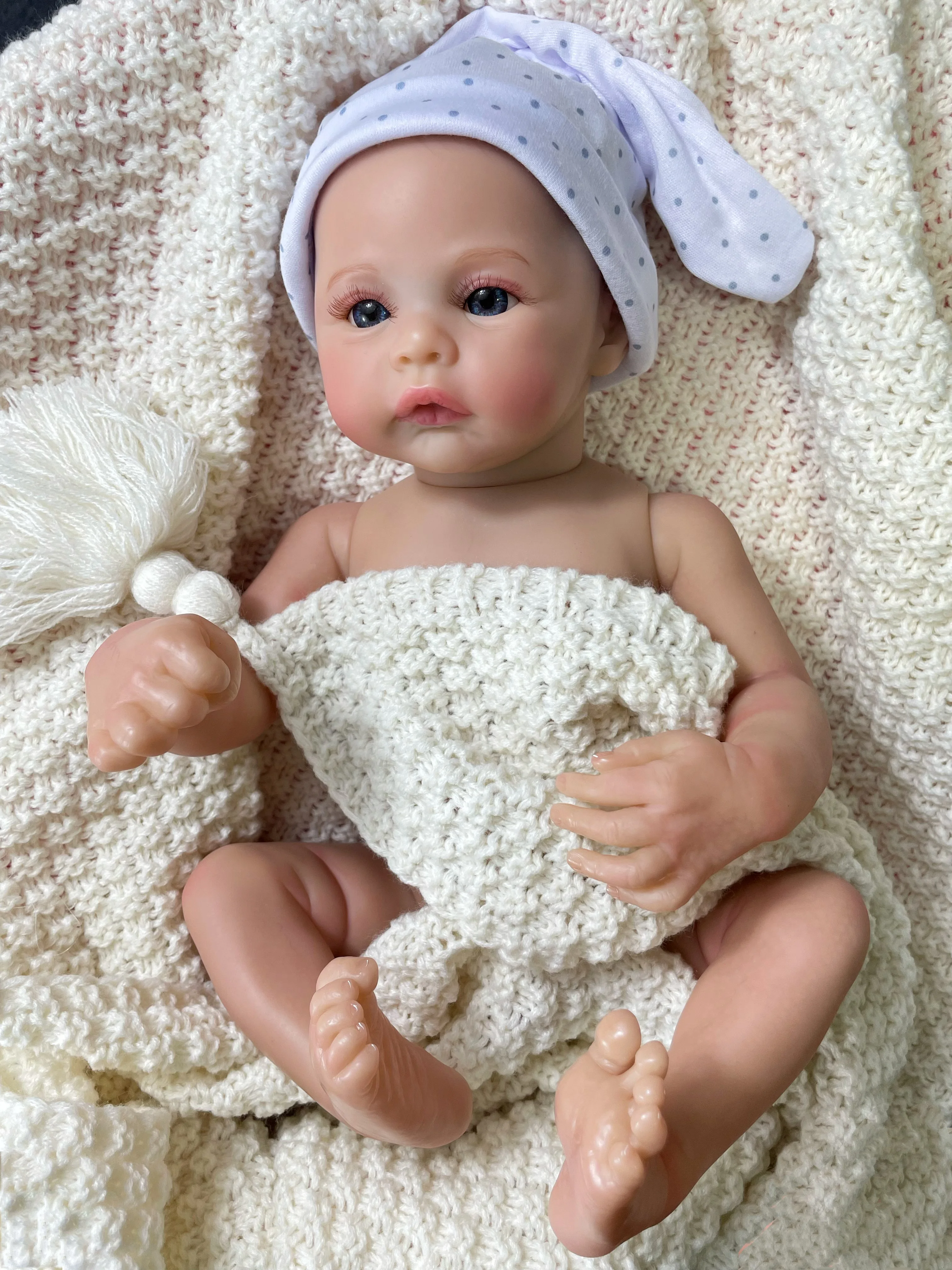 43CM Full Silicone Vinyl Girl Meadow Reborn Baby Realistic Dolls Finished High Quality Handmade Washable Newborn Toy Gift
43CM Full Silicone Vinyl Girl Meadow Reborn Baby Realistic Dolls Finished High Quality Handmade Washable Newborn Toy Gift