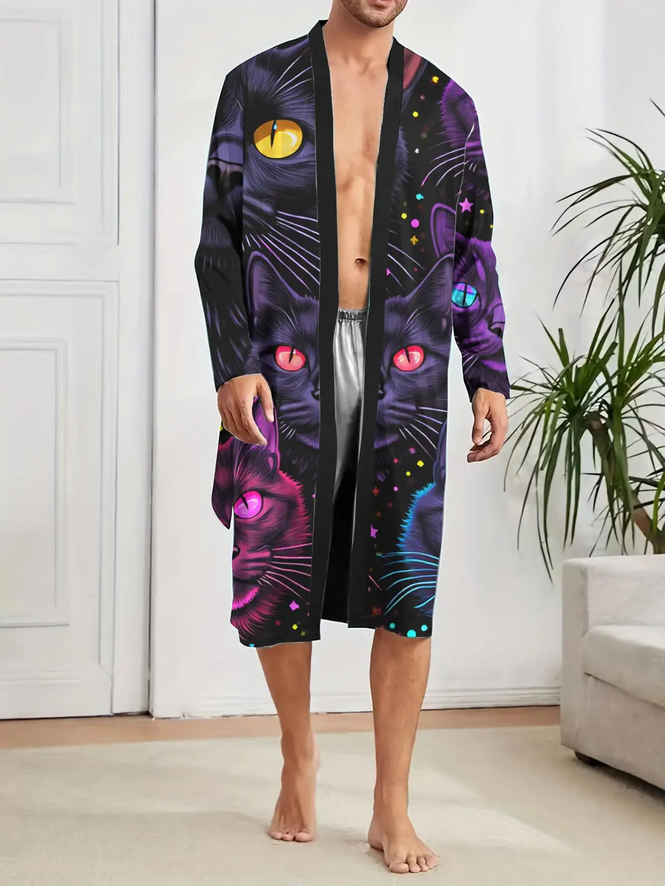 1pc Men's Robes 2026 Spring/Summer Nightie for Men Graphic Polyester 3D Printed Men's Pajamas Robes Sleepwear Men's Bathrobe
1pc Men's Robes 2026 Spring/Summer Nightie for Men Graphic Polyester 3D Printed Men's Pajamas Robes Sleepwear Men's Bathrobe