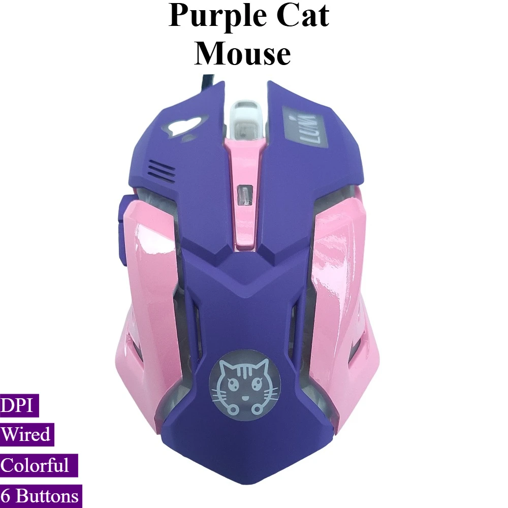 yyPurpleCat161 Wired Mouse Game Office Purple Girls Light-emitting Competition Cute Wired Mouse for PC Laptop Tablet Mobile
yyPurpleCat161 Wired Mouse Game Office Purple Girls Light-emitting Competition Cute Wired Mouse for PC Laptop Tablet Mobile