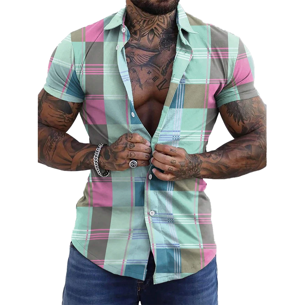 Shirts Blouse Beach Party Breathable Button Down Casual Collared Plaid Quick-drying Short Sleeve Comfy Fashion
Shirts Blouse Beach Party Breathable Button Down Casual Collared Plaid Quick-drying Short Sleeve Comfy Fashion