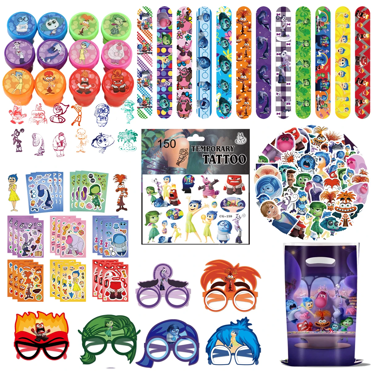 Inside Out Party Favors Gift Goody Bag Pinata Fillers Children's Birthday Souvenirs Decoration Party Supplies Stickers Bracelets 
Inside Out Party Favors Gift Goody Bag Pinata Fillers Children's Birthday Souvenirs Decoration Party Supplies Stickers Bracelets