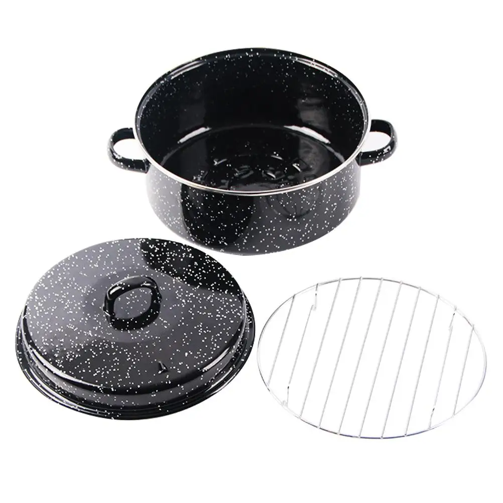 Roasted Sweet Potato Pan 24 5CM Multi function Enamel Cooking Turkey Grilling Platter Safe Practical Heat Uniform Bottom
Roasted Sweet Potato Pan 24 5CM Multi function Enamel Cooking Turkey Grilling Platter Safe Practical Heat Uniform Bottom