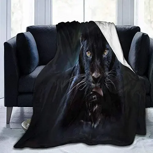 Panther Animal Black Throw Blanket Ultra Soft Velvet Blanket Lightweight Bed Quilt Durable Home Decor Flannel Fleece Blanket 
Panther Animal Black Throw Blanket Ultra Soft Velvet Blanket Lightweight Bed Quilt Durable Home Decor Flannel Fleece Blanket