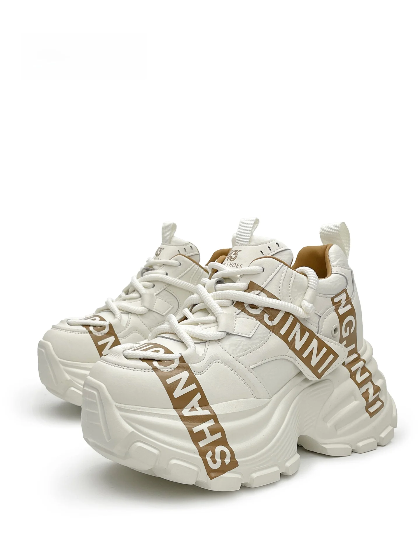 MibVias Spring 2026 Women's Dad Shoes Thick Bottom Heightening Heavy Work White Card Fashion Street Style Knot Cross Color Block
MibVias Spring 2026 Women's Dad Shoes Thick Bottom Heightening Heavy Work White Card Fashion Street Style Knot Cross Color Block