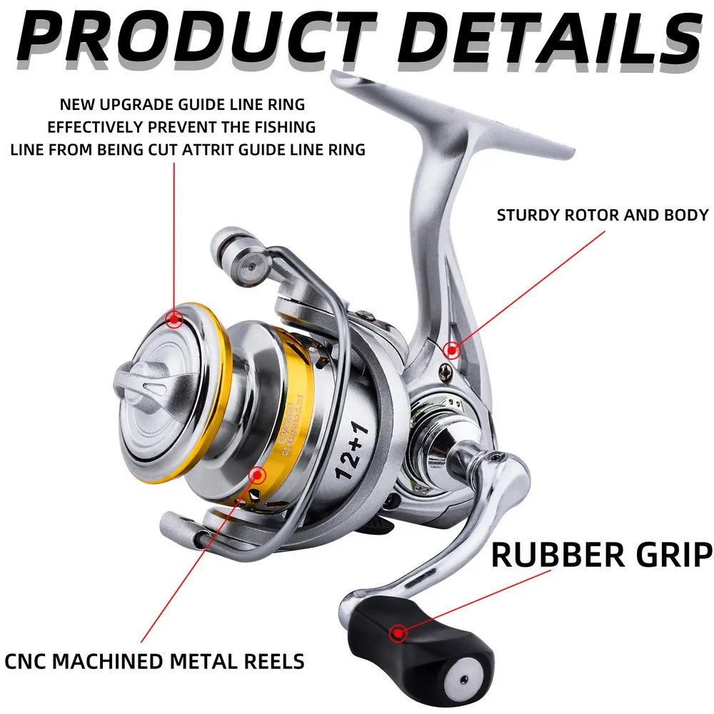 New Hot Ultra Light 5.2:1 Gear Ratio Long Cast Spinning Reels Lure Sea Rock Fishing Saltwater Freshwater Bass Perch Trout Tackle
New Hot Ultra Light 5.2:1 Gear Ratio Long Cast Spinning Reels Lure Sea Rock Fishing Saltwater Freshwater Bass Perch Trout Tackle