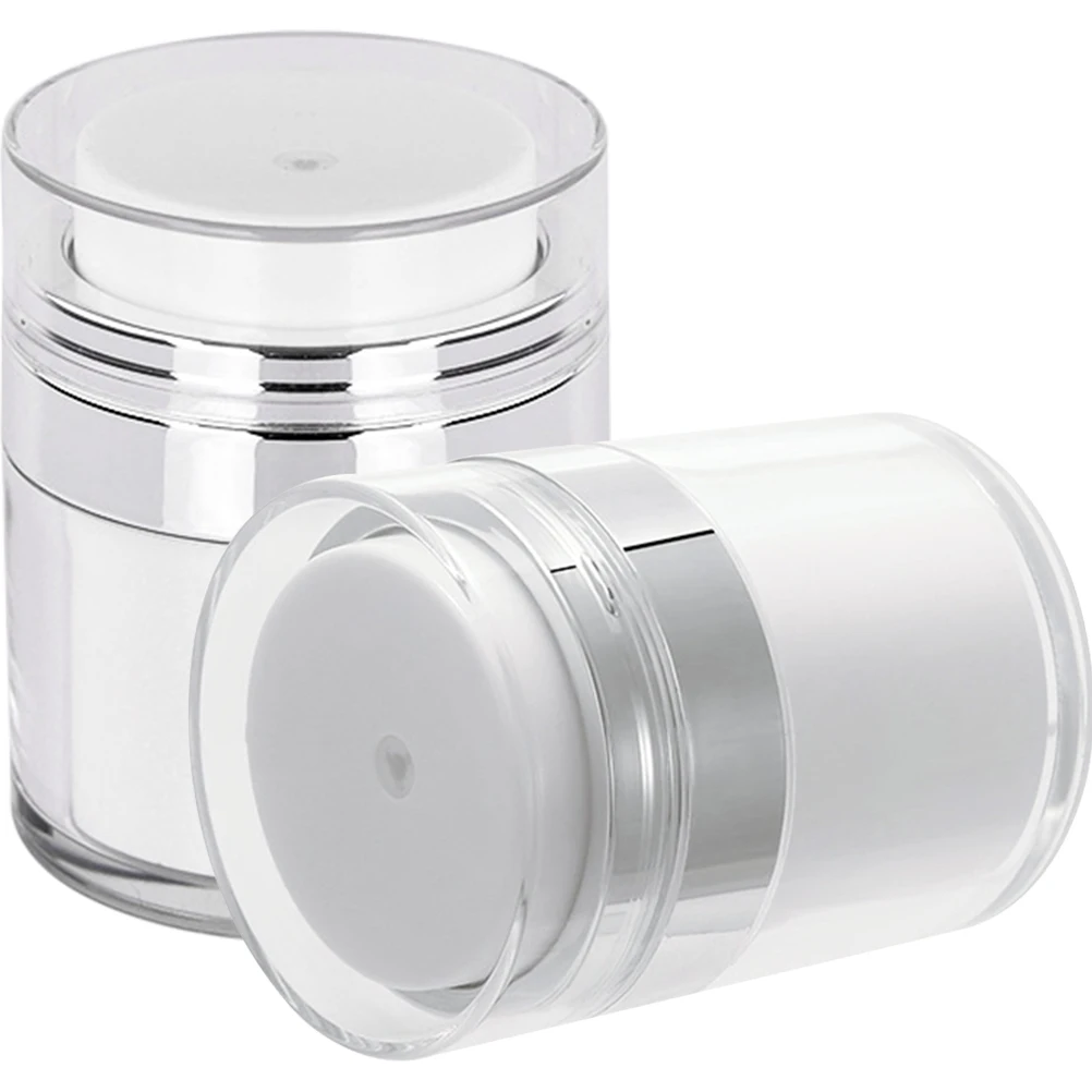2pcs Mini Plastic Bottles Cream Jars Lotion Containers Press Pump Skincare Travel Moisturizer Airless Storage
2pcs Mini Plastic Bottles Cream Jars Lotion Containers Press Pump Skincare Travel Moisturizer Airless Storage
