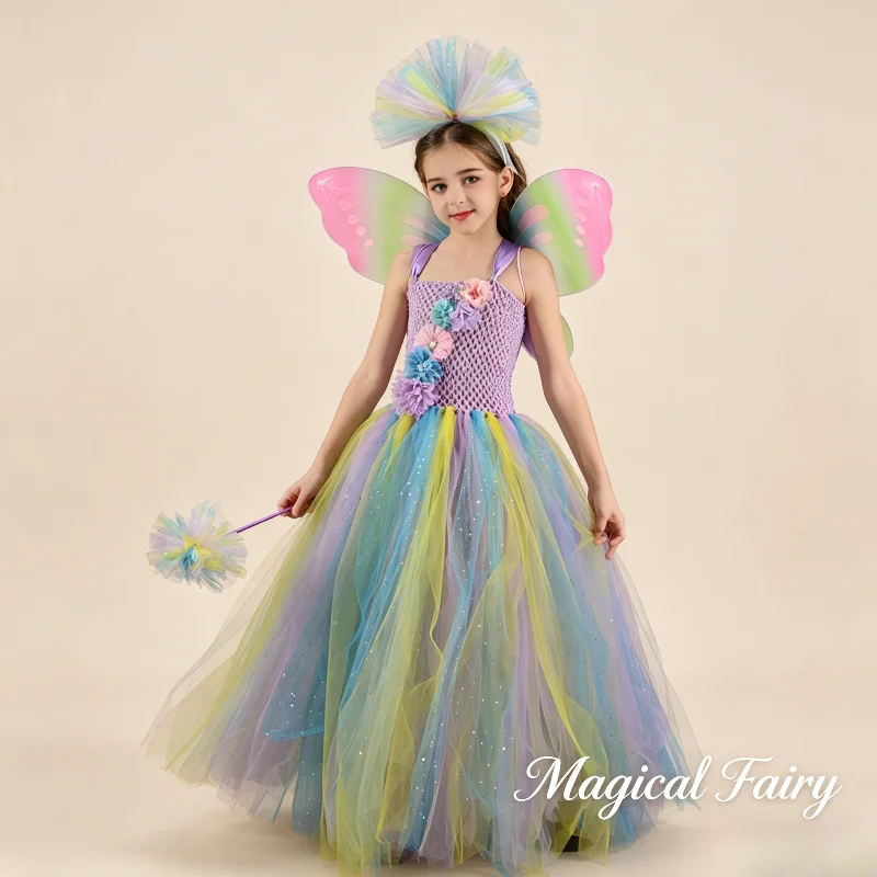 Long Elf Fairy Dress Mesh Tutu Skirt Halloween Cosplay Enchanted Princess Costume Fantasy Party Outfit Flowy Tulle Fancy Dress
Long Elf Fairy Dress Mesh Tutu Skirt Halloween Cosplay Enchanted Princess Costume Fantasy Party Outfit Flowy Tulle Fancy Dress