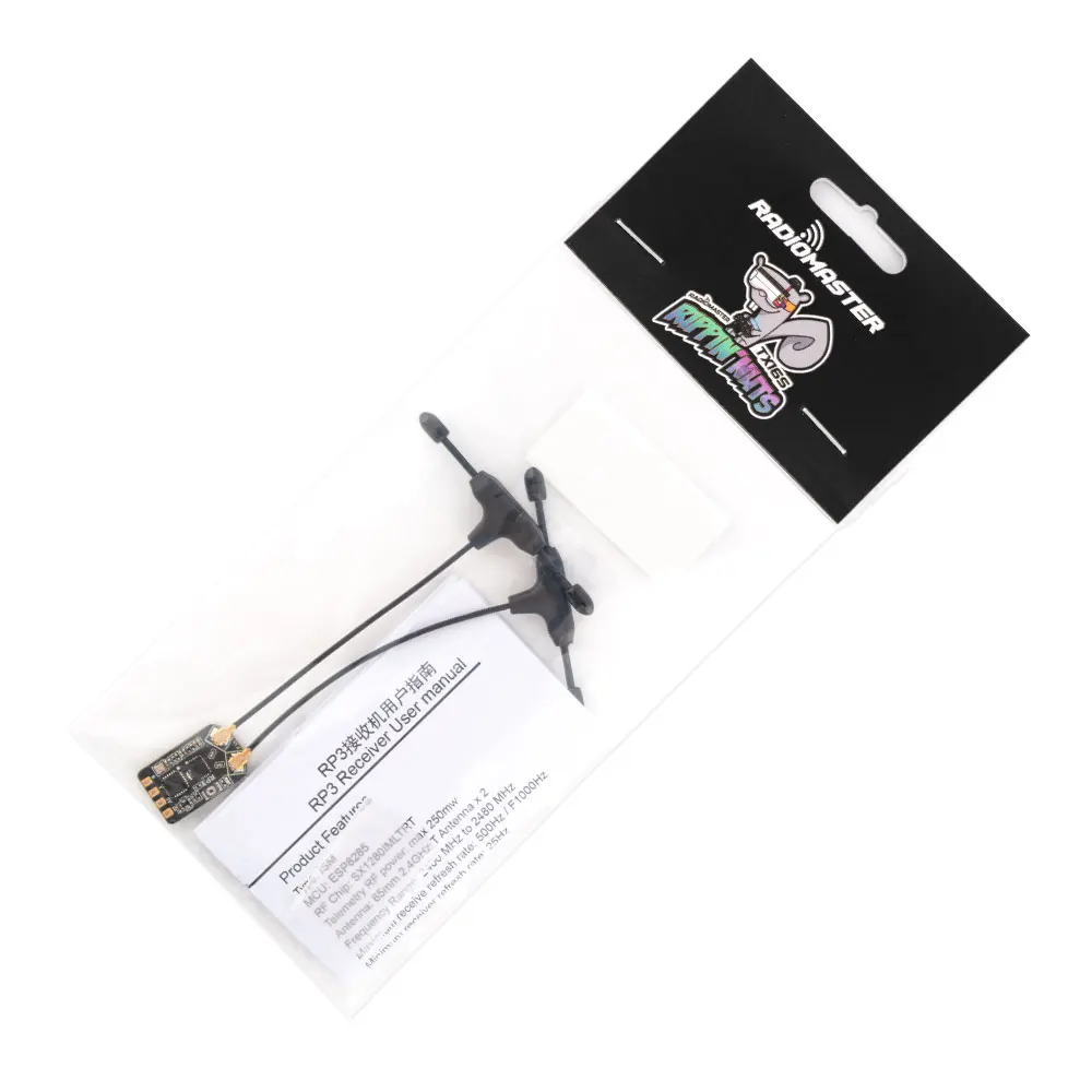 RadioMaster RP3 Diversity ExpressLRS ELRS 2.4GHZ Nano Receiver Dual Antenna for RC Airplane FPV Freestyle Tinywhoop Long Range
RadioMaster RP3 Diversity ExpressLRS ELRS 2.4GHZ Nano Receiver Dual Antenna for RC Airplane FPV Freestyle Tinywhoop Long Range