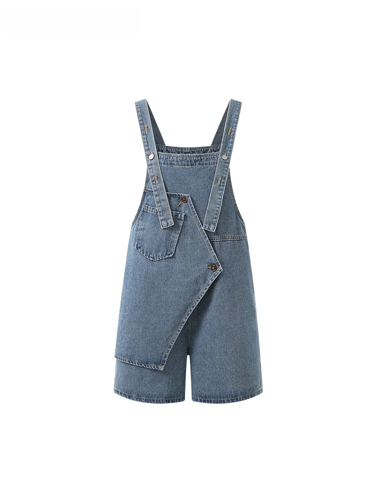 La Chapelle Denim Overalls Women's Design Sense Straight Leg Five-Quarter Pants High Waist Cotton Blend Summer Outfit
La Chapelle Denim Overalls Women's Design Sense Straight Leg Five-Quarter Pants High Waist Cotton Blend Summer Outfit