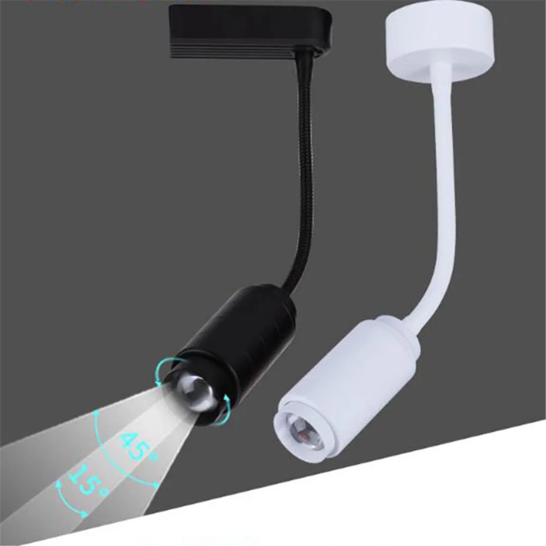 Track Light, zoomable gooseneck Adjustable Beam Angle Rail lamp, Clothing Shoes Shop Zoom Exhibition Gallery ceiling wall Lamp
Track Light, zoomable gooseneck Adjustable Beam Angle Rail lamp, Clothing Shoes Shop Zoom Exhibition Gallery ceiling wall Lamp