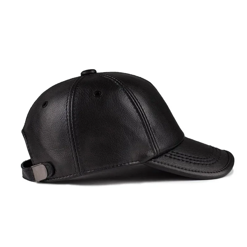 Men's Genuine Leather Baseball Cap Hat Brand New Style Spring Brand New Style Winter Russian Warm Outdoor Sports Caps Hats
Men's Genuine Leather Baseball Cap Hat Brand New Style Spring Brand New Style Winter Russian Warm Outdoor Sports Caps Hats