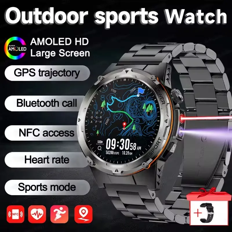 Новые Смарт-часы GPS Спортивные Мужские Компас Светодиодный Фонарик NFC Blue Tooth Call 3ATM Водонепроницаемые Смарт-часы с AMOLED-экраном для здоровья 420 мАч
Новые Смарт-часы GPS Спортивные Мужские Компас Светодиодный Фонарик NFC Blue Tooth Call 3ATM Водонепроницаемые Смарт-часы с AMOLED-экраном для здоровья 420 мАч