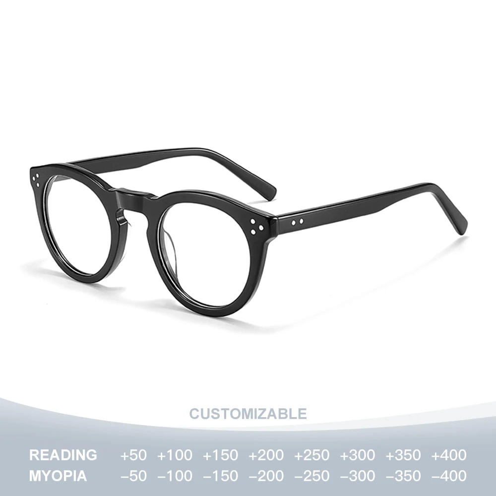 Fashion Round Prescription Glasses Handmade Acetate Myopia Eyewear Photochromic Optical round Eyeglasses Men's Women's Glasses
Fashion Round Prescription Glasses Handmade Acetate Myopia Eyewear Photochromic Optical round Eyeglasses Men's Women's Glasses