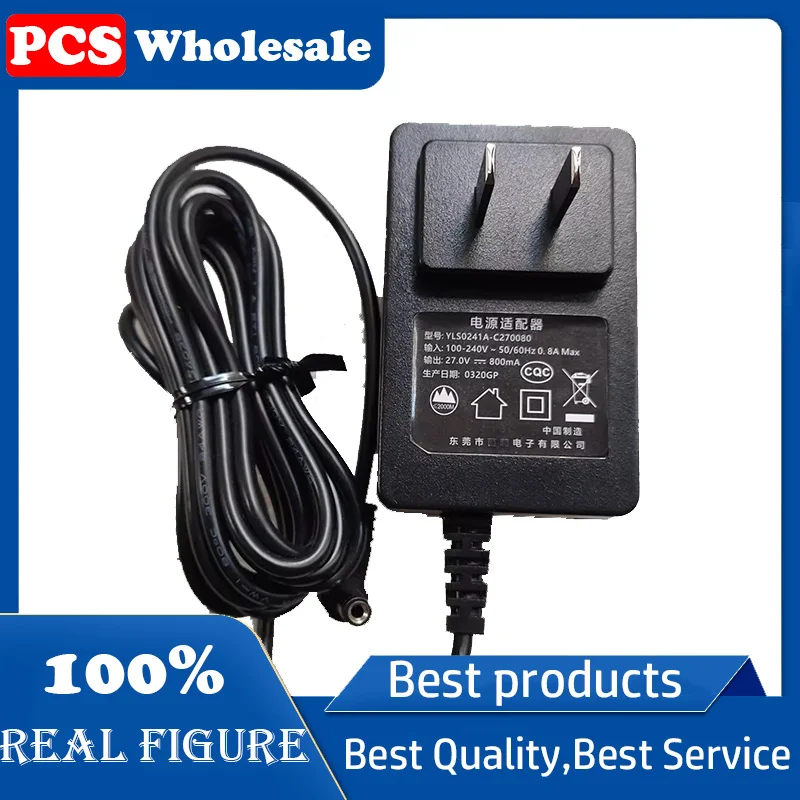 Original vacuum cleaner 27V800MA power adapter YLS0241A-C270080 charger CN/EU plug
Original vacuum cleaner 27V800MA power adapter YLS0241A-C270080 charger CN/EU plug