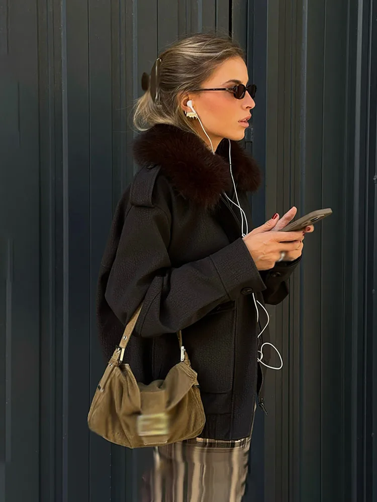 HH женское повседневное зимнее пальто с длинным рукавом и карманами на молнии и пуговицами, женская модная свободная куртка со съемным лацканом из искусственного меха
HH женское повседневное зимнее пальто с длинным рукавом и карманами на молнии и пуговицами, женская модная свободная куртка со съемным лацканом из искусственного меха