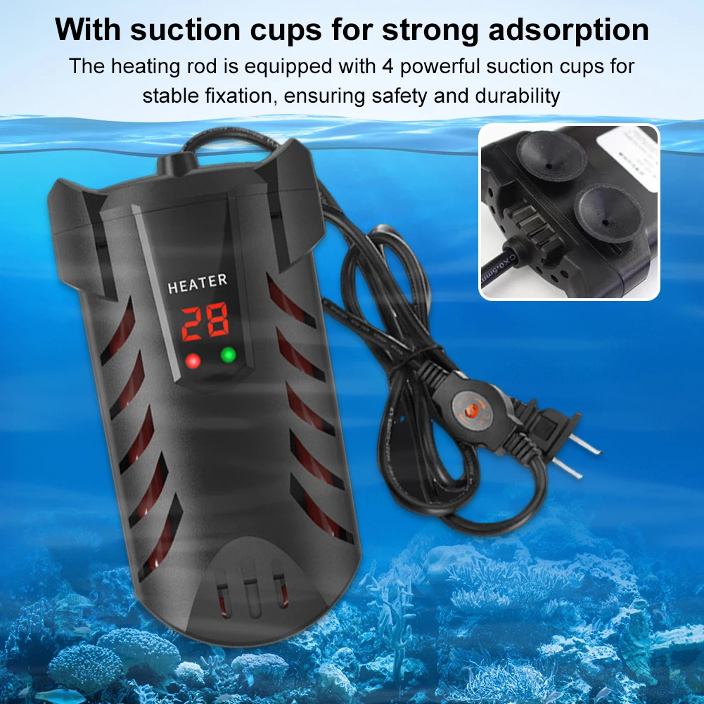 Aquarium Turtle Feeding Water Heater with Suction Cup Aquarium Heater Fish Tank Explosion-Proof Heating Rod Constant Temperature
Aquarium Turtle Feeding Water Heater with Suction Cup Aquarium Heater Fish Tank Explosion-Proof Heating Rod Constant Temperature