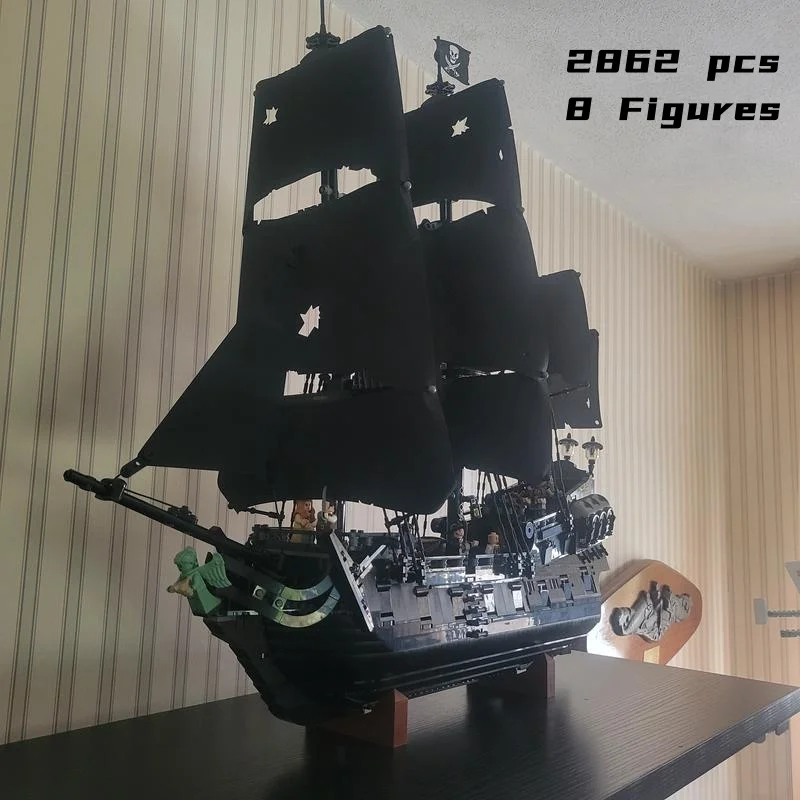 Classic Movie Disney Captain Jack Sparrow's Pirate Ship Brick 10365 Building Blocks Pirates of The Caribbean Assembly Toy Gift
Classic Movie Disney Captain Jack Sparrow's Pirate Ship Brick 10365 Building Blocks Pirates of The Caribbean Assembly Toy Gift