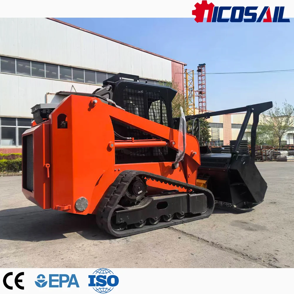 Heavy Duty Small Skid Steer Loader CE Euro 5 Compliant Custom Color Available Wear Resistant Tires For Construction Use
Heavy Duty Small Skid Steer Loader CE Euro 5 Compliant Custom Color Available Wear Resistant Tires For Construction Use