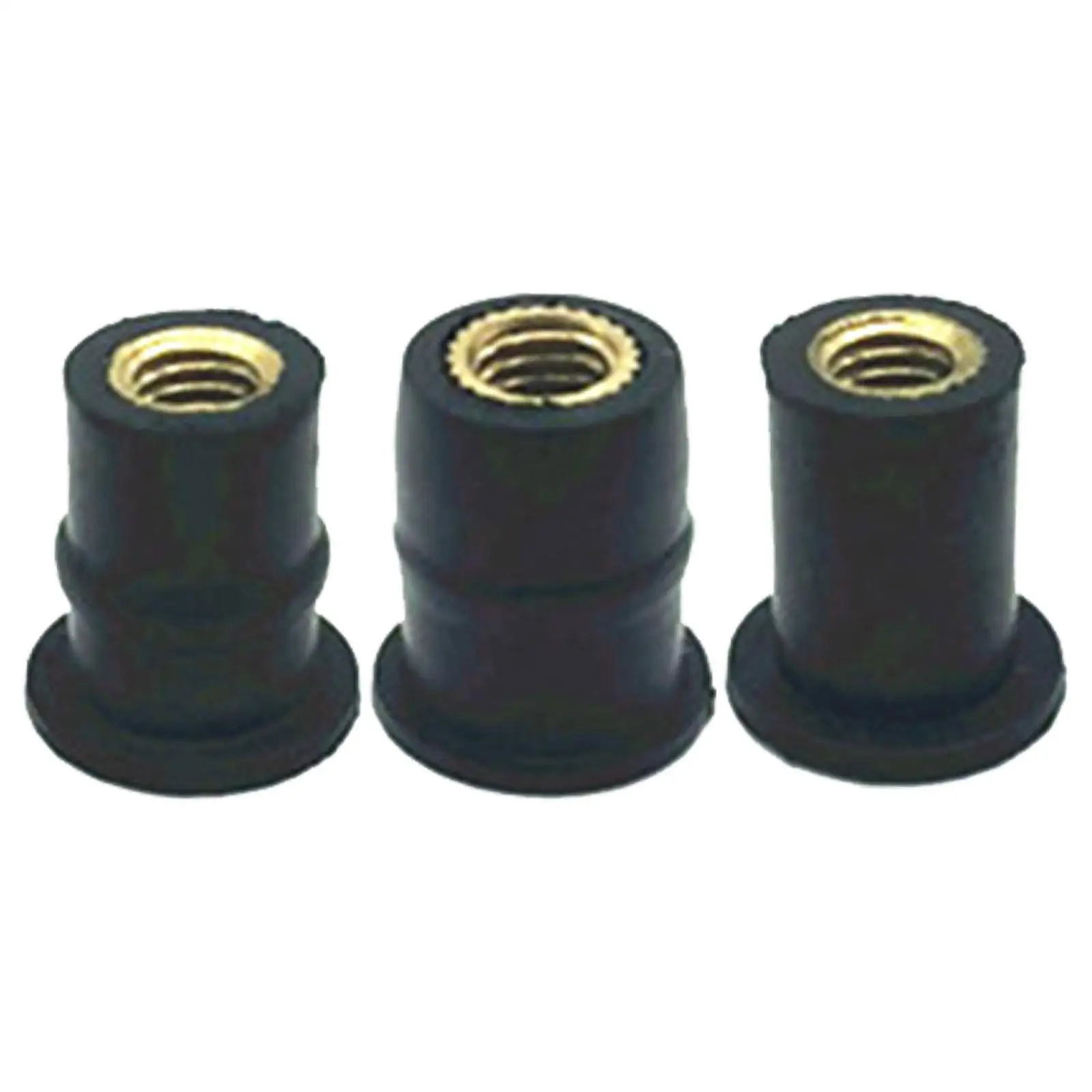 M5 Rubber Well Nut Brass Nut Assembly Easy Install Fastener for Motorcycle Fairing Windshield Repair
M5 Rubber Well Nut Brass Nut Assembly Easy Install Fastener for Motorcycle Fairing Windshield Repair