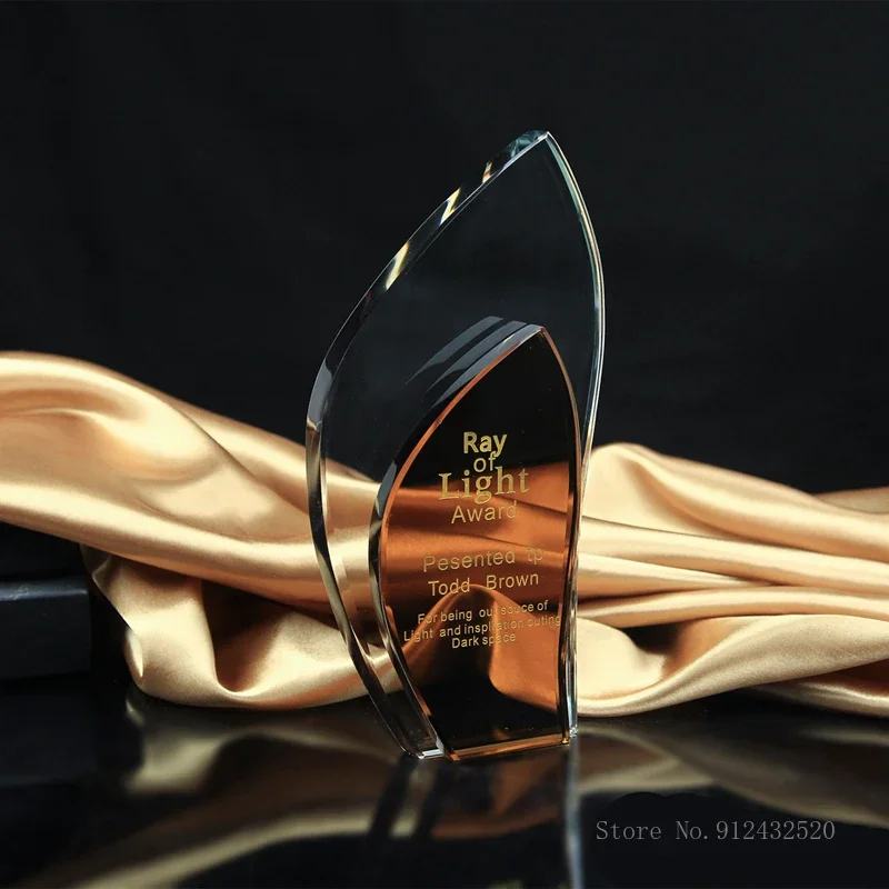 Customized Crystal Trophy, Annual Meeting Outstanding Staff Award Souvenir, Brown, Blue, Red, Black, Yellow, Green Optional, 1Pc
Customized Crystal Trophy, Annual Meeting Outstanding Staff Award Souvenir, Brown, Blue, Red, Black, Yellow, Green Optional, 1Pc