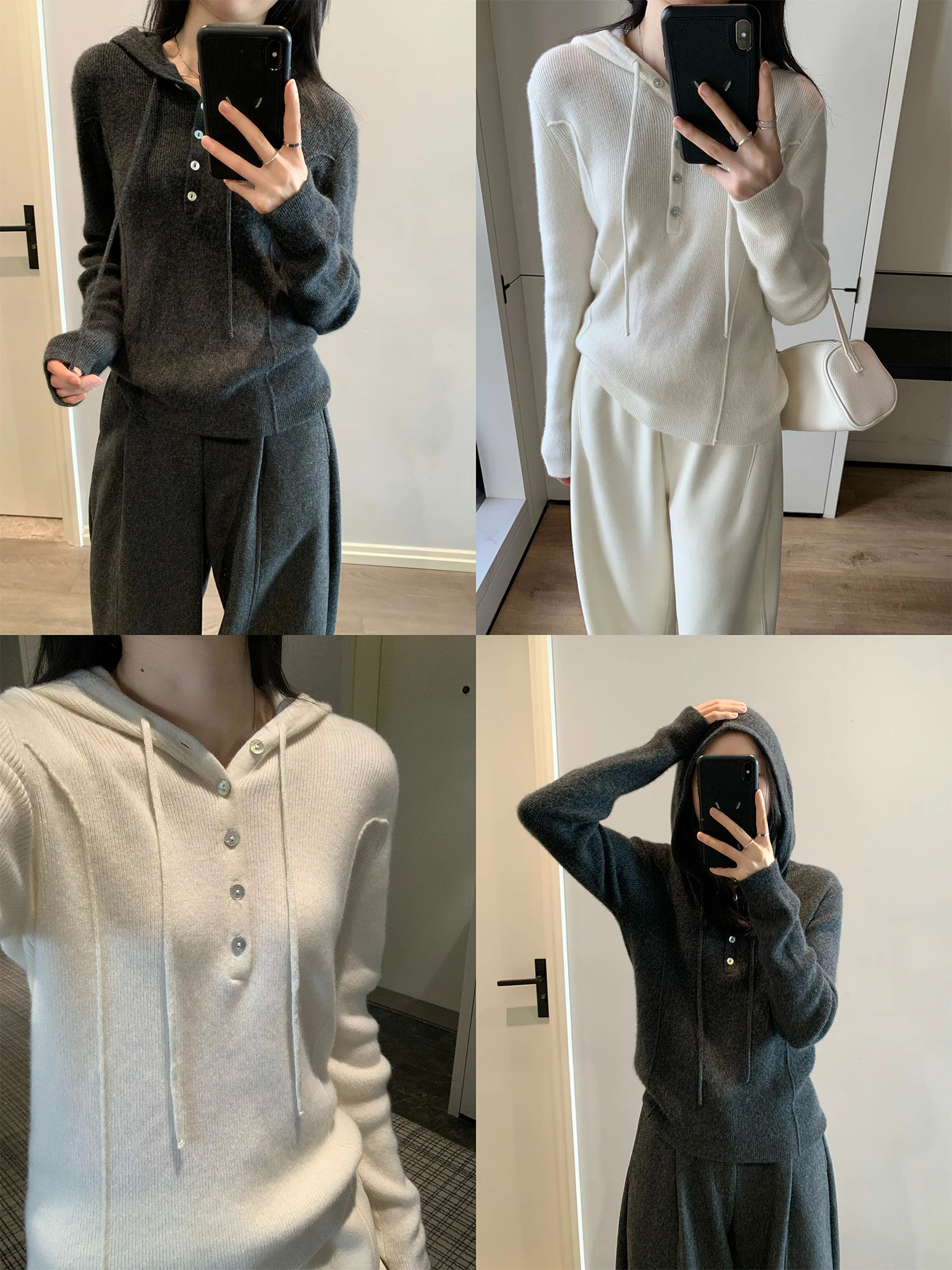 Термокуртка Awencoat 00: Шерстяной вязаный пуловер с капюшоном для женщин, приталенный, базовый слой, белый свитер, повседневный, с длинным рукавом
Термокуртка Awencoat 00: Шерстяной вязаный пуловер с капюшоном для женщин, приталенный, базовый слой, белый свитер, повседневный, с длинным рукавом