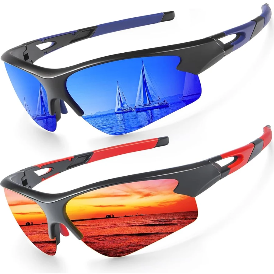 Sports Sunglasses for Men Women Fashion Lightweight Mens Sunglasses UV Protection for Outdoors
Sports Sunglasses for Men Women Fashion Lightweight Mens Sunglasses UV Protection for Outdoors