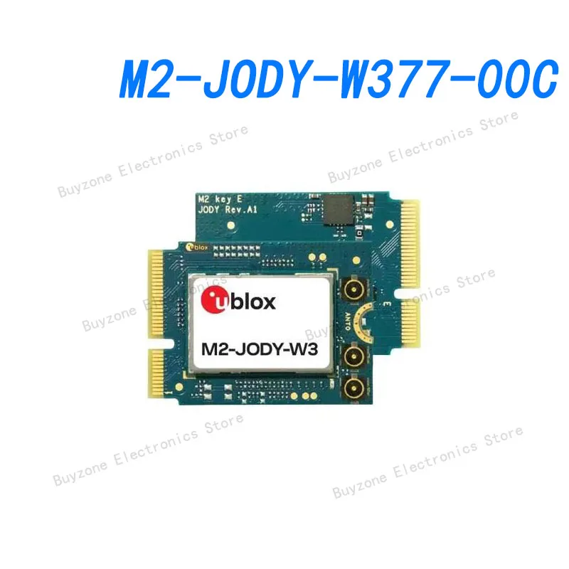 M2-JODY-W377-00C Multiprotocol Modules M.2 card with JODY-W377 Wi-Fi 6 / Bluetooth 5.3 moduleM.2 Type 2230 Key E
M2-JODY-W377-00C Multiprotocol Modules M.2 card with JODY-W377 Wi-Fi 6 / Bluetooth 5.3 moduleM.2 Type 2230 Key E