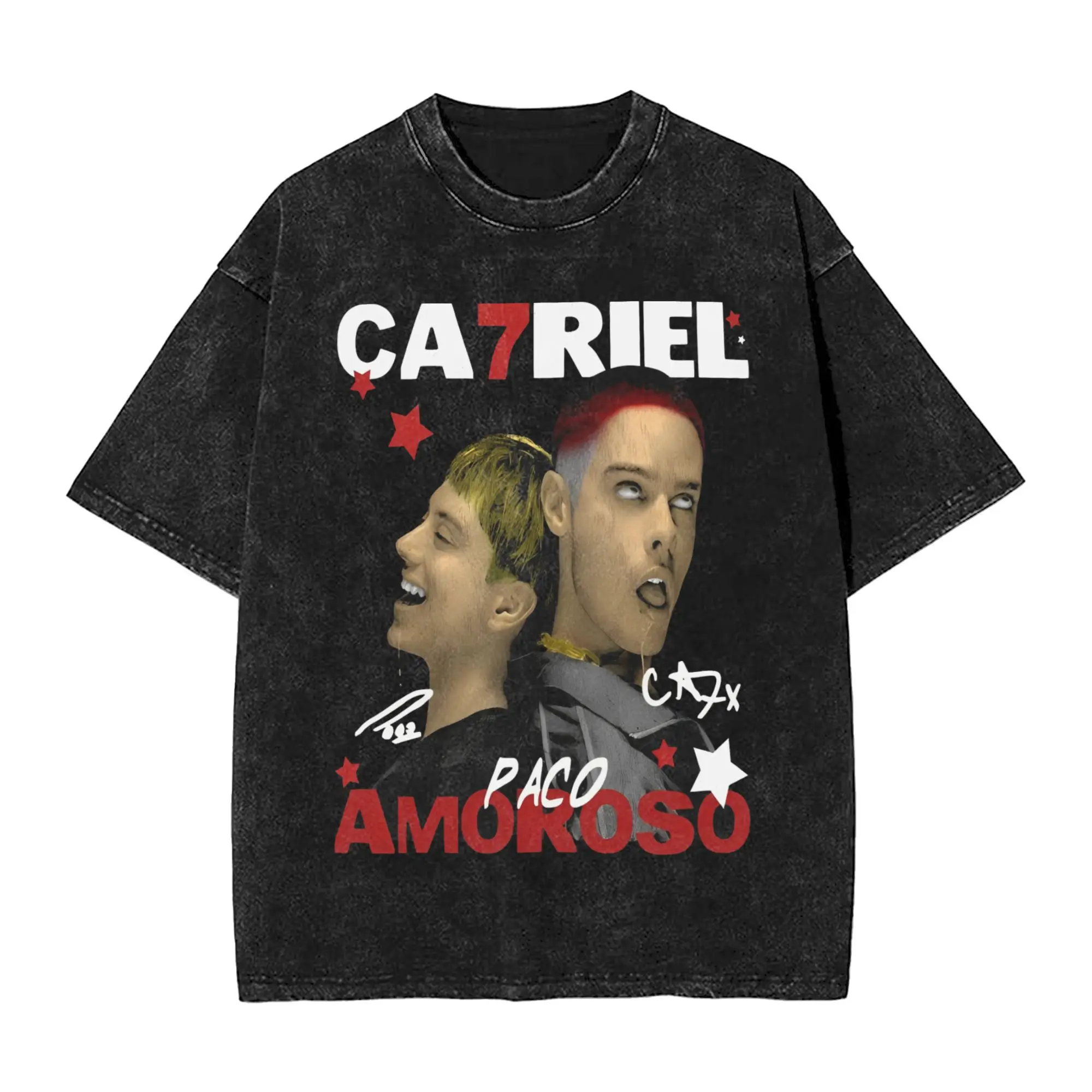 CA7RIEL & Paco Amoroso Papota Tour T Shirt for Men Pure Cotton Cool T-Shirts O Neck Tees Short Sleeve Clothing Plus Size
CA7RIEL & Paco Amoroso Papota Tour T Shirt for Men Pure Cotton Cool T-Shirts O Neck Tees Short Sleeve Clothing Plus Size
