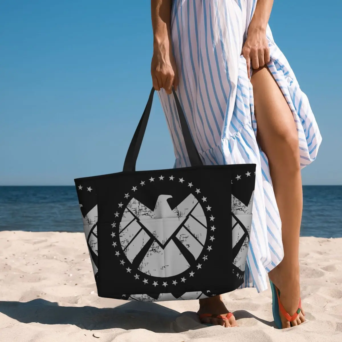Shield Agent Training Beach Tote Bag Sport Gym Yoga Duffle Large Tote Bag Women Travel Bag Fitness bag
Shield Agent Training Beach Tote Bag Sport Gym Yoga Duffle Large Tote Bag Women Travel Bag Fitness bag