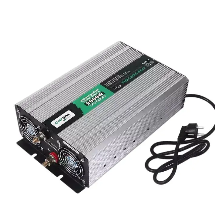 2000 2000W 15A CE/ROHS Inverter with charger CPS series dc 12V to ac 220V 15A pure sine wave power
2000 2000W 15A CE/ROHS Inverter with charger CPS series dc 12V to ac 220V 15A pure sine wave power