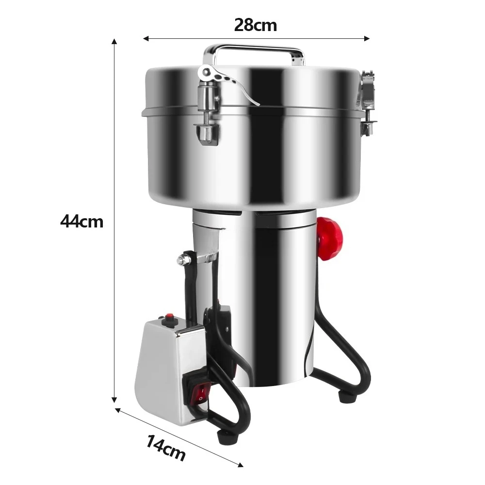 Customizable 4500G Grinder High Speed Spice Grinder Grain Crusher Large Commercial Large Capacity Stainless
Customizable 4500G Grinder High Speed Spice Grinder Grain Crusher Large Commercial Large Capacity Stainless